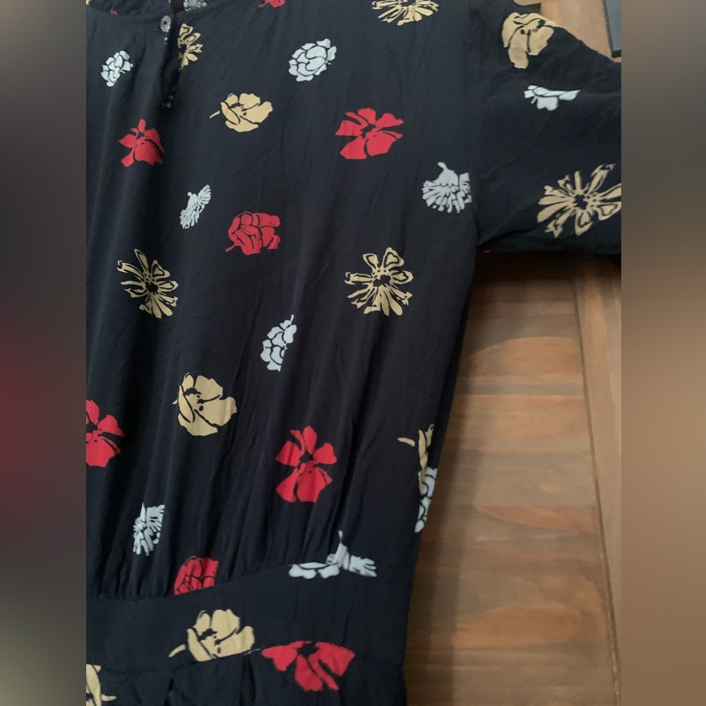 LEON & HARPER Floral black Dress - Picture 11 of 13